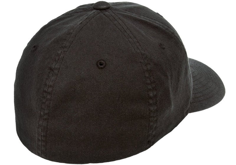 Flexfit Low-Profile Soft-Structured Garment Washed Cap (Black, Large/X-Large) - Image 2